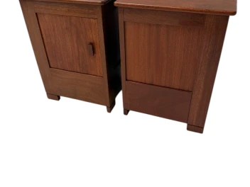 Art Deco Modernist Nightstands by J.A. Muntendam for L.O.V. Oosterbeek, 1920s 2